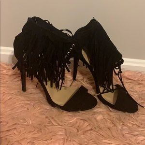 Fringe heels